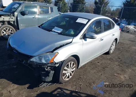 2013 Nissan Sentra Sv из США, поврежденный, VIN 1N4AB7AP5DN907716